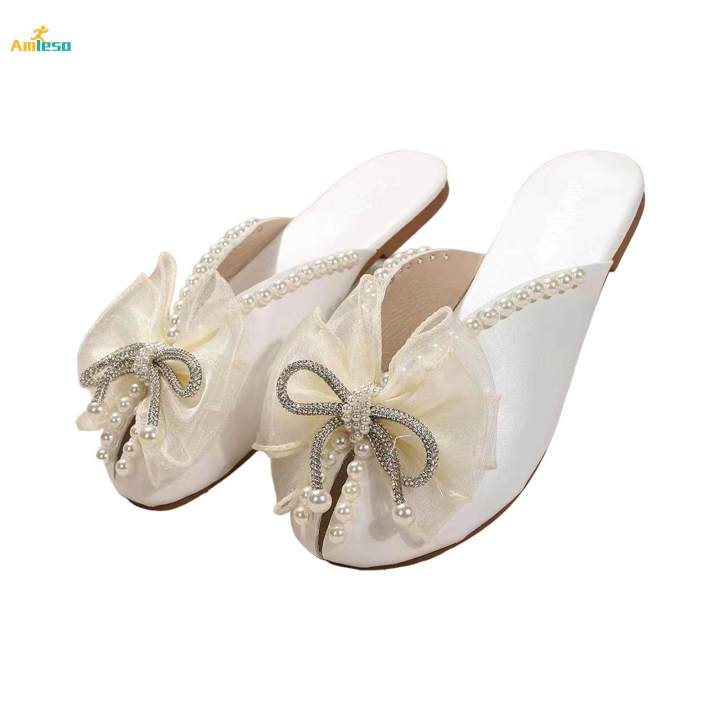 Fashion%20Sandals%20Flat%20Slippers%20Women%20Mules%20for%20Office%20Ladies%20Girls%20Streets%20White%2036%20-%20Image%204