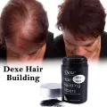 Dexe Black Colored Hair Building Fibers - Thickening Fiber for Women and Men - Hair Loss Concealer Powder for Thicker. 