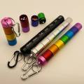Convenient Metal Pill Box With Keychain For Easy Access And Waterproof Medicine Storage. 