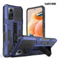 Vantime for Xiaomi Redmi Note 11 Pro 5G / Note 12 Pro 4G Slim Case Kickstand Hard Matte Back Phone Cover. 