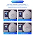 Two in one plug-in mini air purifier ozone deodorization. 