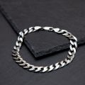 Gold Plated 18K Gold Chain Bracelet 7mm/6mm for Girls and Boys Ladies and Gents. 