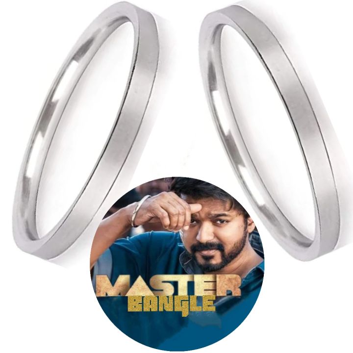 Stainless%20Steel%20Men's%20Fashion%20Bangle%202.75%20Inches%20Diameter%20Silver%20Round%20Simple%20Trendy%20Jewelry%20for%20Boys%20Lovers%20and%20Husband%20Gifts%20-%20Image%202