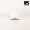 Moose Metal Logo Cap - White. 