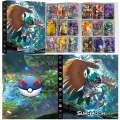 【VA VA VOOM】9 Pokemon 432 Card Book Holder Cartoon Playing Game Pokémon Folder Binder Map Book Loaded List Toy Gift. 