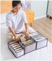 Wardrobe Clothes Organizer - 7-Grid Drawer & Closet Storage Organizer Shirt Drawer Organizer, Wardrobes for Small Bedrooms. 