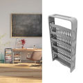 Deskside Bookshelf 5 Tier Book Rack Large Compact Sturdy Storage Bookshelf. 