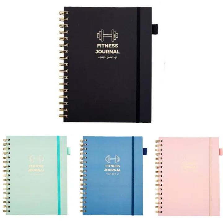Compact%20Size%20Fitness%20Journal%20Strength%20Training%20Printed%20Pages%20Cover%20Workout%20Log%20Portable%20Spiral%20Bound%20Exercise%20Book%20for%20Fitness%20-%20Image%202