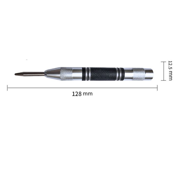 2Pcs%20Automatic%20Center%20Punch%20Center%20Hole%20Punch%20Spring%20Loaded%20Marking%20Starting%20Holes%20Tool%20Woodwork%20Tool%20Drill%20Bit%20-%20Image%202