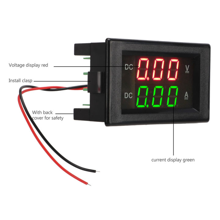 Voltage%20Current%20Display%20Meter%20Clear%20Digital%20Display%20LED%20Digital%20Voltmeter%20Ammeter%20Waterproof%200%20To%20300V%2050A%20for%20Voltage%20Monitor%20-%20Image%207