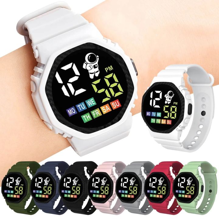Multi-color%20Smart%20Watch%20For%20Kids%20Boy%20Girl%20Fashion%20Sports%20Bracelet%20LED%20Digital%20Wrist%20Watches%20Children's%20Smartwatch%20Waterproof%20-%20Image%204