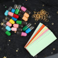 100Pcs/Bag Capsule Love Clear Wish Bottle Blank Letter Paper Message Envelope Pill Gift Paper Roll Mini Letter Pad Wedding Kids Gifts. 