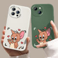 DEL for Realme C20 / C20A / C11 2021 Mobile Cover Cartoon Mouse Phone Case PU Leather Soft Silicone Edge Back Cover. 