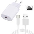 QC 3.0 Fast Charge Charger for LG Q60 Q61 G6 G7 G5 G4 V30 V40 Q8 G8 G8S G8X ThinQ K40 L50 K12 ThinQ Charging USB Cable. 