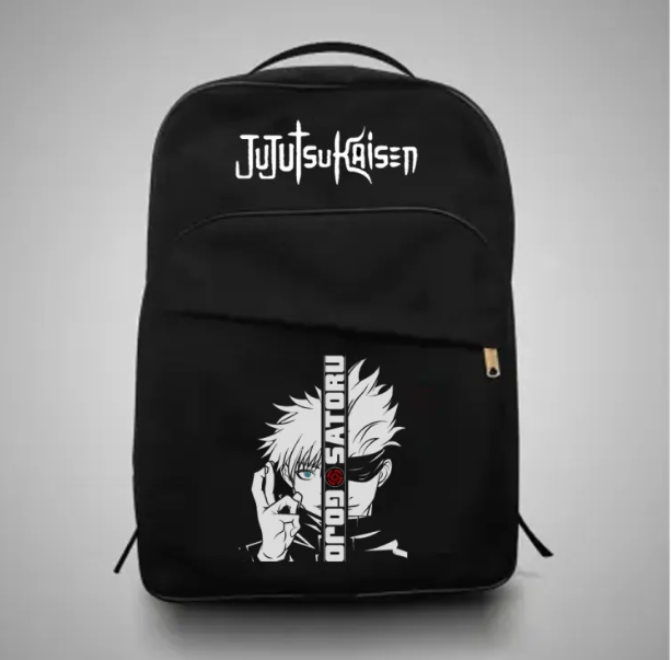 Jujutsu Kiasen BackPack For Anime Satoru Gojo Bag with Dual Partition ...
