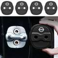2/4pcs Silicone Car Door Lock Buckle Protector Cover For Nissan Nismo Juke Note Versa Almera X-Trail Xterra Qashqai Accessories. 