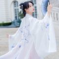 Jingsoft Weiyu New Spring and Summer Women's Han Chinese Clothing Fairy Dress Female Student Archaistic Ancient Costume Clothes Big Sleeve Suit Big Swing. 