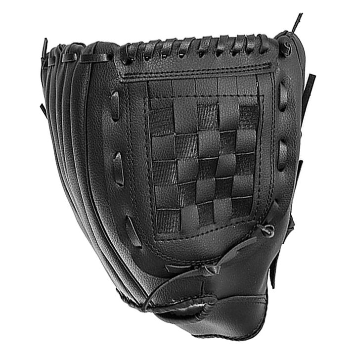 9.5%20inch%20outdoor%20sports%20baseball%20glove%20training%20equipment%20with%20thickened%20infield%20pitcher%20baseball%20-%20black%20-%20Image%209