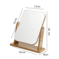 1 Pcs Makeup Mirror Desktop Makeup Mirror Vanity Makeup Mirror with Stand Portable Table Desk Countertop Mirror Bathroom Shaving Make Up Mirror. 
