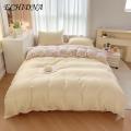 Machine Washable Bedding Luxurious 4-piece Bedding Set in Solid Colors Soft Fabric Machine Washable Perfect for Bedroom or Dorm Great Housewarming Gift Four Piece Bed Set. 