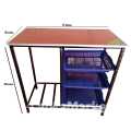 Stove Gas Cylinder Rack Stand, Heavy-Duty Portable Base for Home Kitchen Use Stable and Durable Design. 