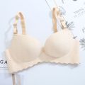 Spring and Summer Underwear Set Female Push up Bras Thin Traceless Girl High School Students Small Breast Bra Thick. 