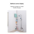 Adjustable Multi Corner Shelf Caddy Holder, Stainless Telescopic Shower Corner Bathroom Shelf Rack With Heavy Duty, Space Saving Organizer For 4 Tier Stand Bathroom Corner Rack. 