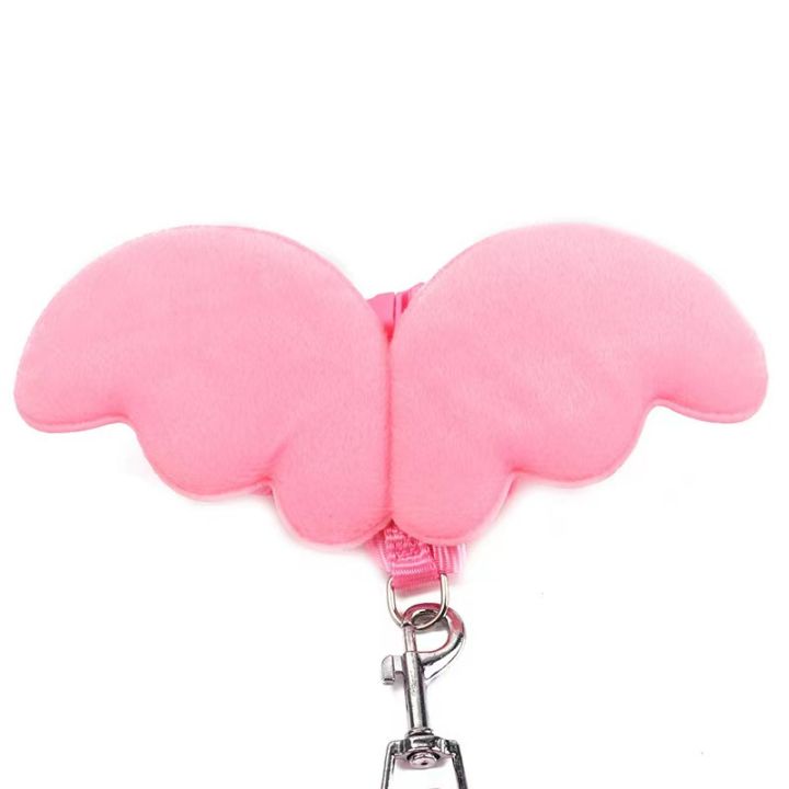 【wholesle668 Store】Pet Chest Strap Dog Traction Rope Angel Love Traction Belt Angel Wings Strap Dog Accessories Dog Harness Leash Set