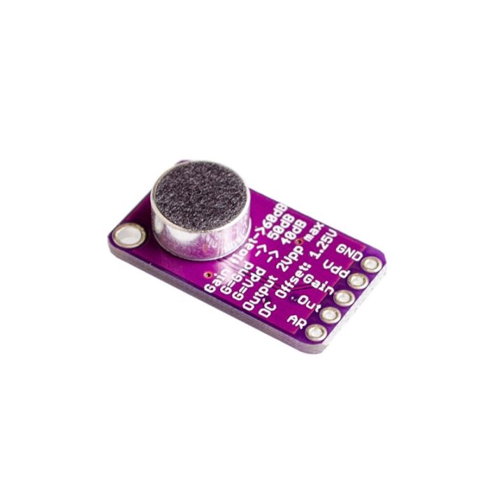 MAX9814%20Microphone%20AGC%20Amplifier%20Board%20Module%20Auto%20Gain%20Control%20for%20Arduino%20Programmable%20Attack%20and%20Release%20Ratio%20Low%20THD%20-%20Image%203