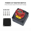 Car Battery Disconnect witch High Current Total Power witch Yacht Truck Anti eakage witch 12V 24V. 