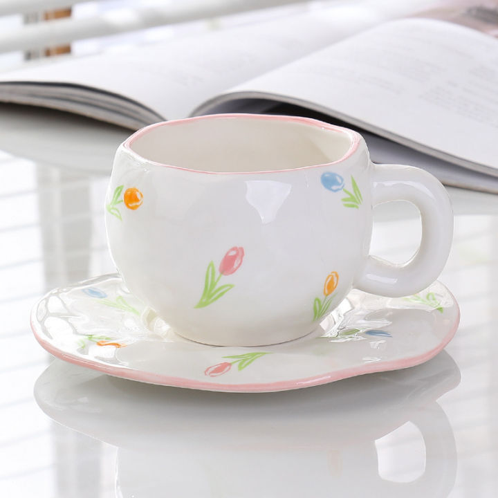 Hand-kneaded%20creative%20ceramic%20cup%20cloud%20coffee%20cup%20and%20saucer%20set%20irregular%20hand-painted%20cute%20mug%20flower%20water%20cup%20-%20Image%207