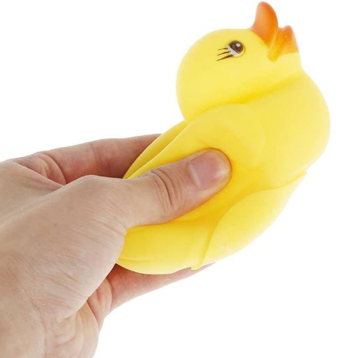 4Pcs%20Cute%20Rubber%20Duck%20Family%20Set%20for%20Baby%20Shower%20Squeak%20Swimming%20Fun%20Kids%20Floating%20Bath%20Duck%20Toys%20-%20Image%204