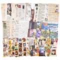 Vintage Scrapbook Supplies Pack (200 Pcs) for Art Journaling Junk Journal Planners DIY Paper Stickers (C). 