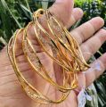 Hight Quality Fashion Gold Plated bangal ESH Lover waves shape bangel Stylish two Bangle With Stone For Women gift items for girls. 