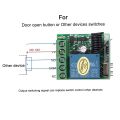 3X DC 12V Single Channel Relay Module Universal Wireless Switch RF Relay Receiver + 2 CH Remote Controller. 