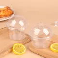 50Pcs 250/300ML Pudding Cups With Lids Plastic Boxes Ice-Cream Dessert Cups Dounp. 