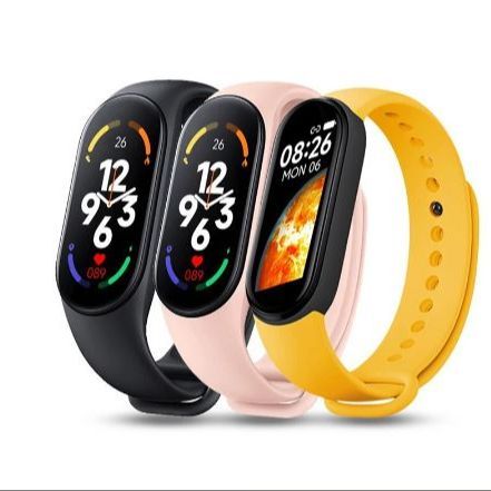 M7 Smart Watch Smartband Heart Rate Smartwatch Fitness Tracker Blood Pressure Sport Bracelet for Mi Band 7 Men Women