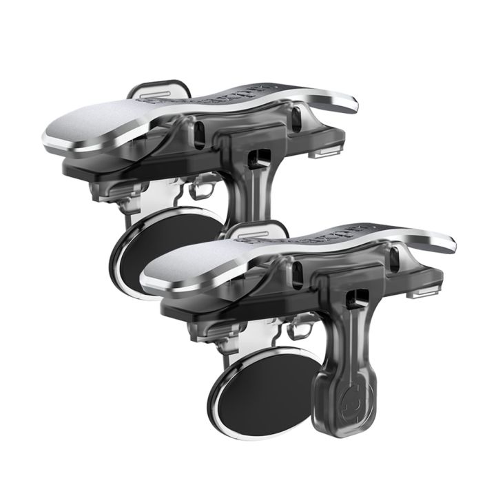 1Pair Game Trigger for PUBG Mobile Phone Controller Gamepad Joystick L1 R1 Key Button Cell Phones Gaming Accessories