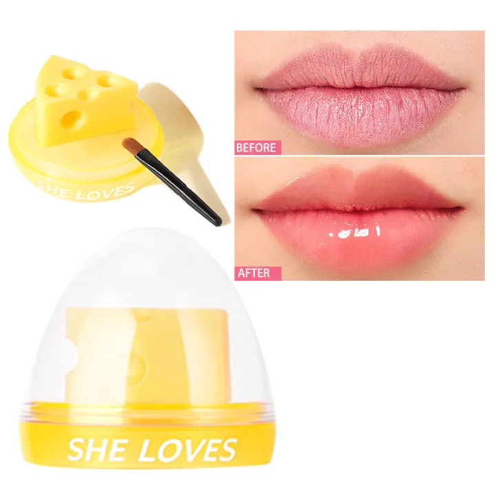 Nourish Cheese Lip Balm Long-Lasting Moisturizing Lipstick Temperature ...