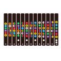 Colorful Guitar Fretboard Note Decal Beginners Fingerboard Sticker Label Map Frets Scale. 