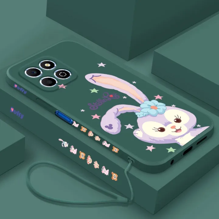Honor%20X8b%20X7b%20X8a%205G%20X7a%20X6a%20Cute%20Stellalou%20Casing%20Square%20Edges%20Liquid%20Silicon%20Back%20TPU%20Soft%20Case%20with%20Lanyard%20Cover%20-%20Image%205