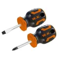 2Pcs Stubby ScrewDriver Set. 