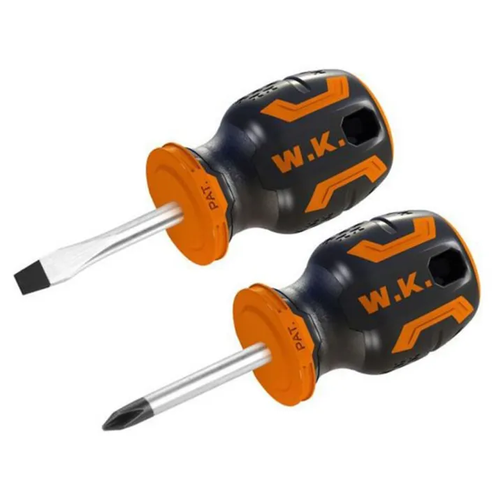 2Pcs Stubby ScrewDriver Set
