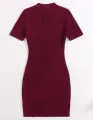 Short Sleeve Bodycon Short Dress. 