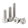 2/5/10/50pcs Din912 M1.4 M1.6 M2 M2.5 M3 M4 M5 M6 M8 M10 A2-70 304 Stainless Steel Allen Hexagon Hex Socket Cap Screw Bolt. 