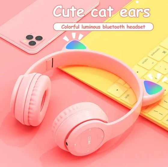 P47M%20Cute%20Fashion%20Cat%20Ears%20Wireless%20Headphones%20Flash%20Light%20LED%20RGB%20Gaming%20Bluetooth%20Headset%20For%20Girl%20Kids%20Foldable%20Earphones%20Gift%20P47%20PRM%20-%20Image%205