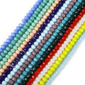 2/3/4/6/8/10mm Wholesale Faceted Crystal Glass Loose Spacer Beads For Diy Making Home decoration. 