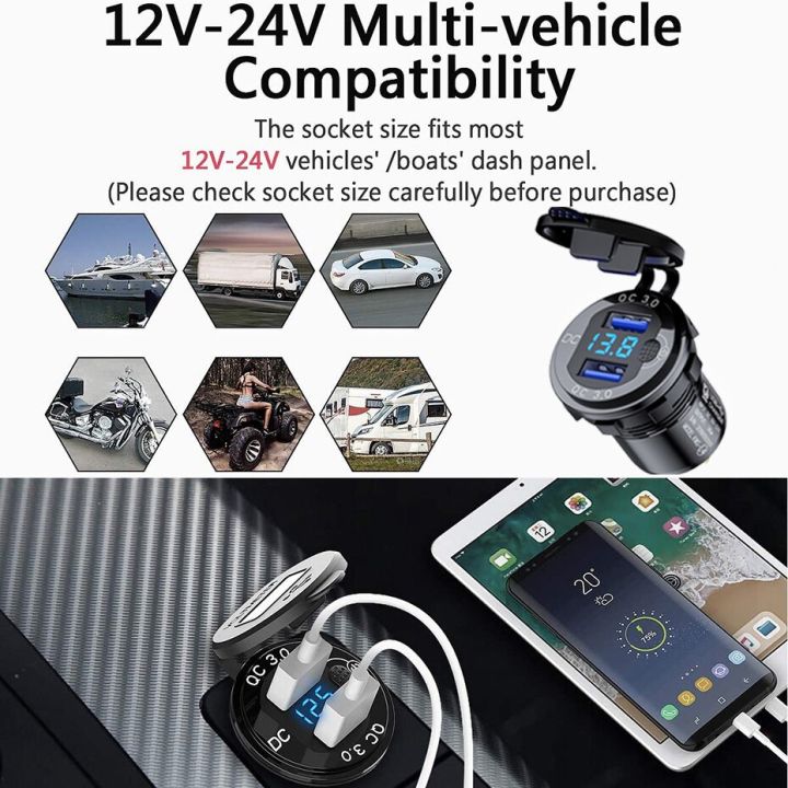 %E3%80%90Gold-Standard%E3%80%91%2036W%20Dual%20USB%20Charger%2012V%20Socket%20QC%203.0%20Display%20Switch%20Waterproof%20Socket%20Plug%20For%20Phone%20-%20Image%207