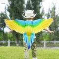 Kids Bird Costume Set Cape for Fancy Dress Cosplay Festival Yellow. 
