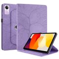 Tree Life Embossed Rotation Leather Smart Tablet Case For Xiaomi Redmi Pad SE. 
